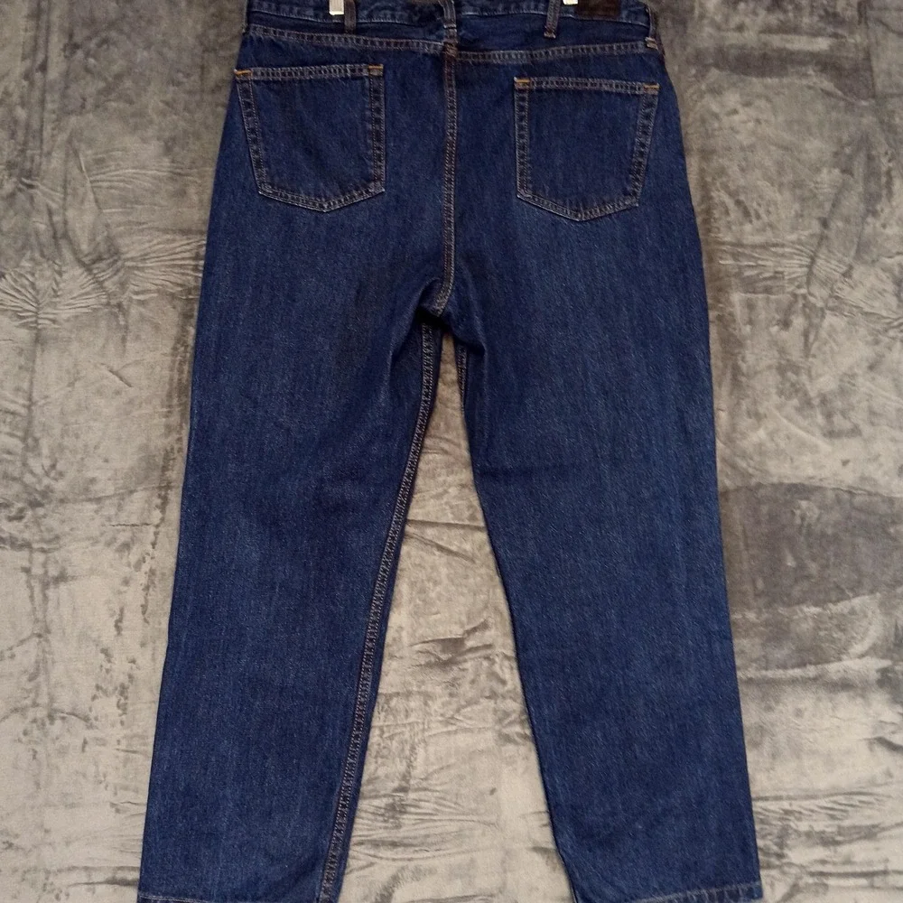 Lands End Jeans Mens 40 Blue Traditional Fit Classic Denim Straight Leg‎ Pants